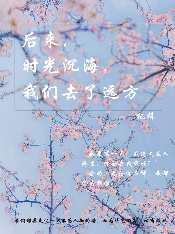 时光后来终究分离